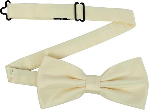 Mens Solid Color Pre-tied Bow Tie Adjustable Classic Bowtie for Formal Wedding Party Weddings Graduation Business in Saudi Arabia