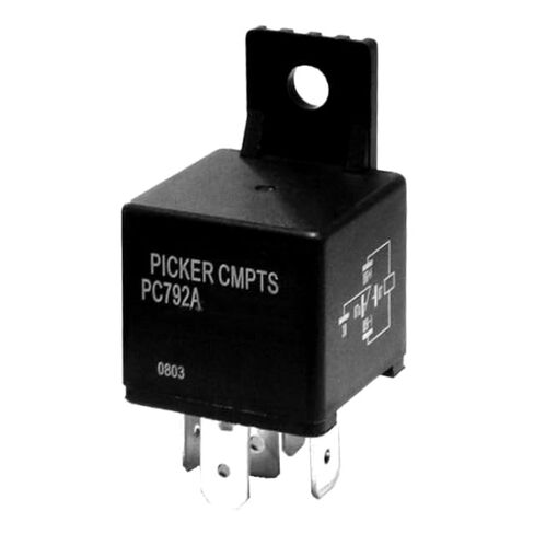 مرحل سيارة 12 فولت 40/30 أمبير مع مجموعة أسلاك | مرحل SPDT ذو 5 سنون من طراز Bosch Mini ISO مختوم مع صمام ثنائي وقوس تثبيت | المنتقى PC792A-1C-C1-12S-DN-X يعادل in Kuwait