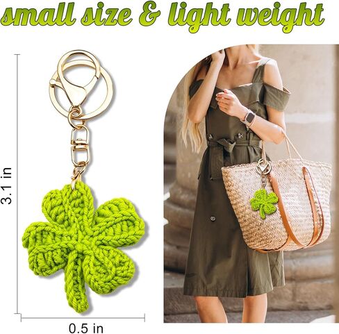 igvean هدايا الحظ السعيد أربع أوراق البرسيم سحر لطيف المفاتيح للنساء أفكار هدايا عيد ميلاد القديس باتريك الهدايا هدية فريدة للنساء الفتيات صديق أخت زميل العمل ابنة in Kuwait