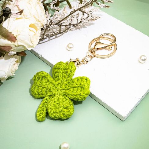 igvean هدايا الحظ السعيد أربع أوراق البرسيم سحر لطيف المفاتيح للنساء أفكار هدايا عيد ميلاد القديس باتريك الهدايا هدية فريدة للنساء الفتيات صديق أخت زميل العمل ابنة in Kuwait