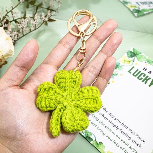 igvean هدايا الحظ السعيد أربع أوراق البرسيم سحر لطيف المفاتيح للنساء أفكار هدايا عيد ميلاد القديس باتريك الهدايا هدية فريدة للنساء الفتيات صديق أخت زميل العمل ابنة in Kuwait