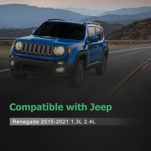 طقم خرطوم تبريد علوي وسفلي لرادياتير المحرك، متوافق مع Jeep Renegade 2015-2021 1.3L 2.4L، الجزء # 68246567AA 68440687AA in Kuwait