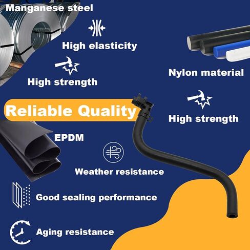 خرطوم تبريد الرادياتير، خرطوم خزان سائل تبريد المحرك متوافق مع شيفروليه تراكس 2015-2021 بويك إنكور 2013-2021 استبدال # 96968694 in Kuwait