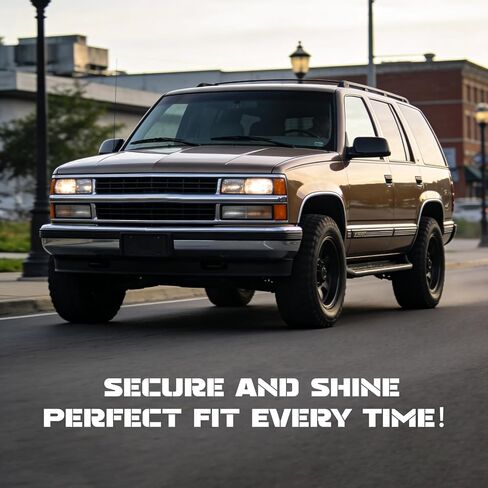 Silver Chevy Center Caps 4 Pack 6 Lug Hub Caps Chrome Fit for 2005-2013 Silverado 1500 2007-2013 Tahoe Avalanche Suburban 1500 Replacement for 15067578 15067580 in Saudi Arabia