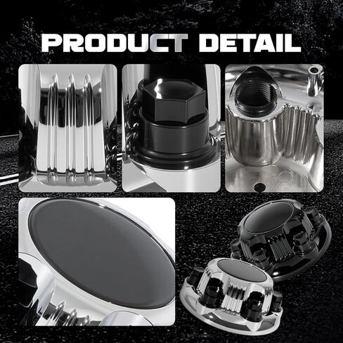 Silver Chevy Center Caps 4 Pack 6 Lug Hub Caps Chrome Fit for 2005-2013 Silverado 1500 2007-2013 Tahoe Avalanche Suburban 1500 Replacement for 15067578 15067580 in Kuwait