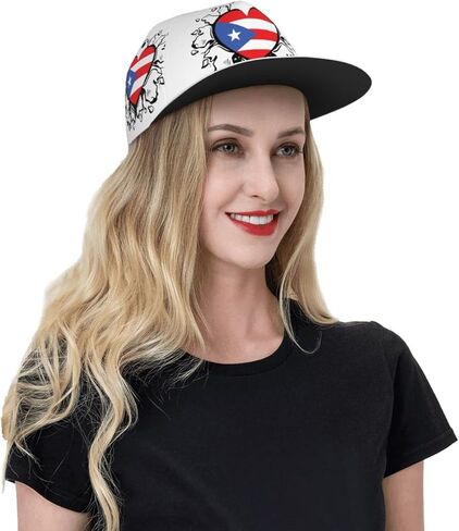 Puerto Rico Baseball Cap Workout Hats with Adjustable Strap for Men & Women Dad Hat Snapback Hat in Saudi Arabia