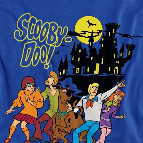 Scooby Doo! Spooky Gang Kids T Shirt for Youth Boys and Girls, Royal, Large in Saudi Arabia