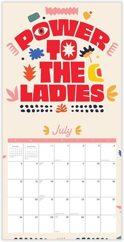 Motivational 2026 Wall Calendar | Empowering Women & Girls Gift | Motivation Quotes & Sassy Girl Power | 2026 Wall Calendar | Marble City Press | 12" x 24" Open | Sustainable | Plastic Free | Thick & Sturdy Art Paper | Rise and Slay | Know Your Worth in Kuwait