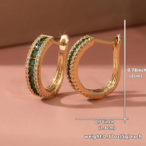 Simple exquisite and elegant women's U-shaped earrings, stylish jewelry accessories are the perfect Christmas holiday gifts for banquets and parties in Saudi Arabia