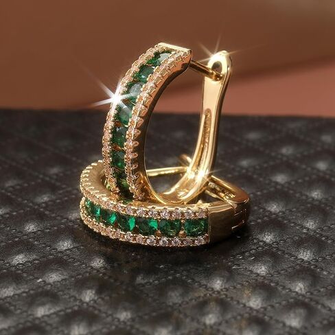 Simple exquisite and elegant women's U-shaped earrings, stylish jewelry accessories are the perfect Christmas holiday gifts for banquets and parties in Saudi Arabia