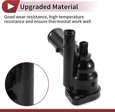 1 Pc Car Thermostat for Lexus ES250 2021-2024 for Toyota Camry 2018-2024 Inner Engine Coolant Thermostat Housing Assembly No.1603125011 Black Plastic in Saudi Arabia