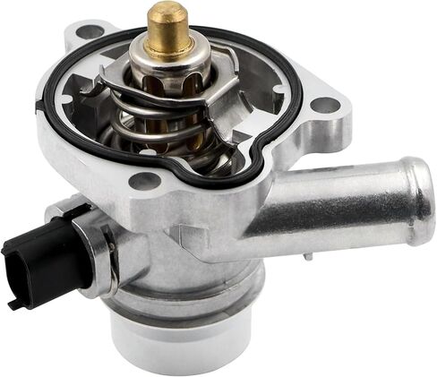 Upgrade Aluminium Engine Coolant Thermostat Housing Assembly, Compatible with Chevy Cruze 2011-2015, Limited 2016, Sonic 2012-2020, Trax 2013-2021, Buick Encore 2013-2021, Replace# 55579010 25200455 in Kuwait