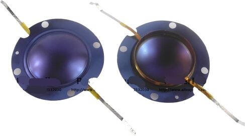 2 قطعة 32 مللي متر EV الأزرق التيتانيوم الحجاب الحاجز DH2010 ، DH3 ، 2010A-الكهربائية ، 8 أوم الألومنيوم سلك مسطح لفائف الحجاب الحاجز 8Ohm in Kuwait