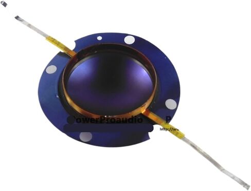 2 قطعة 32 مللي متر EV الأزرق التيتانيوم الحجاب الحاجز DH2010 ، DH3 ، 2010A-الكهربائية ، 8 أوم الألومنيوم سلك مسطح لفائف الحجاب الحاجز 8Ohm in Kuwait