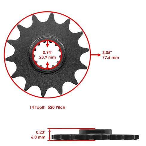 Caltric O-Ring Drive Chain & Sprockets Kit Compatible with Kawasaki EX300 Ninja 300 Abs Se 2013-2016 in Saudi Arabia