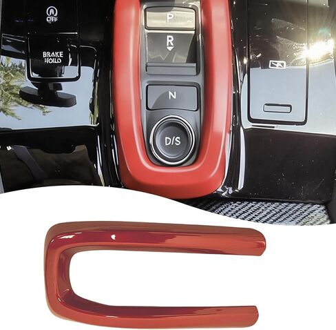 Steering Wheel Button Frame,for Acura MDX 2022 2023 2024 2025 2026/Acura TLX 2021 2022 2023 2024 2025 - ABS Wine red Sport Steering Wheel Frame Cover Steering Wheel Button Wrap Accessories in Saudi Arabia