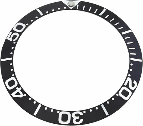 Ewatchparts Bezel Insert Compatible With Omega Seamaster 2254.50 2264.50 Professional 300M Large Number Black in Saudi Arabia