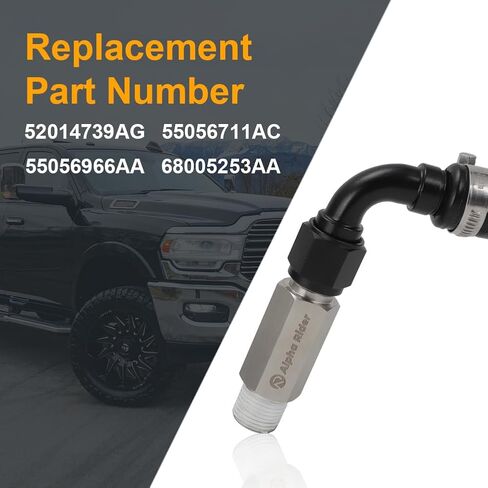 AUTOVIC خرطوم سخان علوي ومجموعة موصل 10AN قفل دفع مناسب لدودج رام 6.7L الكمون 2007.5+ in Saudi Arabia