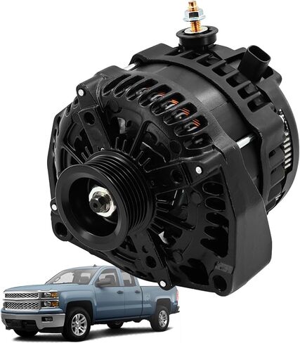 15093928 350A High Output Alternator Fits for Chevy Silverado Avalanche Suburban Tahoe for Cadillac Escalade ESV EXT for GMC Yukon XL for HUMMER H2 2007-2014, 4.3L 4.8L 5.3L 5.7L 6.0L 6.2L in Kuwait