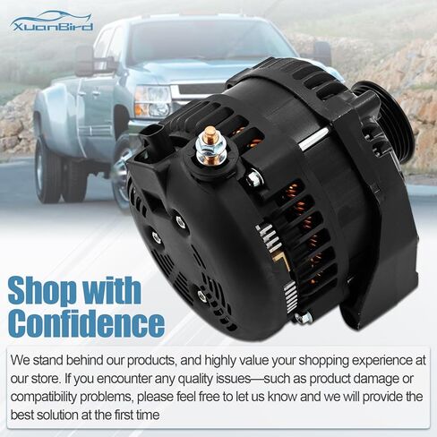 15093928 350A High Output Alternator Fits for Chevy Silverado Avalanche Suburban Tahoe for Cadillac Escalade ESV EXT for GMC Yukon XL for HUMMER H2 2007-2014, 4.3L 4.8L 5.3L 5.7L 6.0L 6.2L in Kuwait