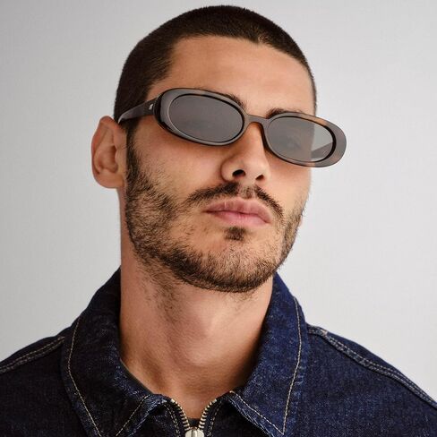 Le Specs Outta Love + Sunglasses - Tort, Oval, Unisex, Micro 90s Sleek Style in Saudi Arabia
