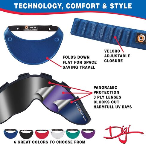 Digi Sportslens Polarized Sunglasses with Visor in Kuwait