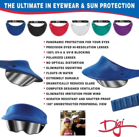 Digi Sportslens Polarized Sunglasses with Visor in Kuwait