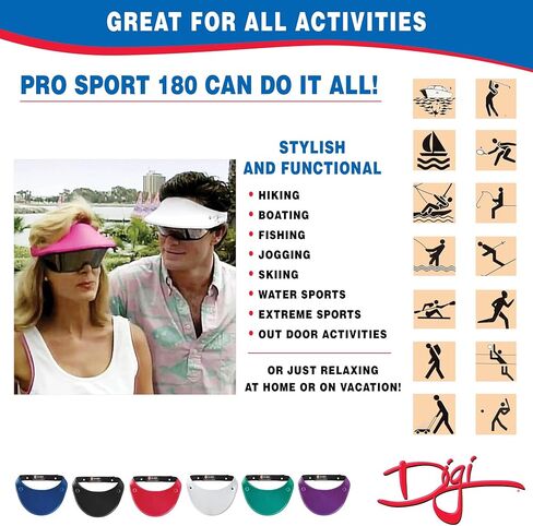 Digi Sportslens Polarized Sunglasses with Visor in Kuwait