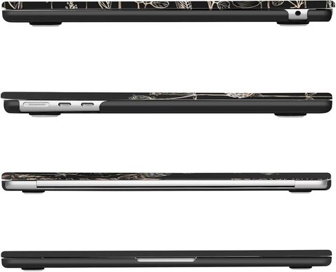حافظة MOSISO متوافقة مع جهاز MacBook Pro 16 بوصة 2025 2024 2023 2022 2021 M4 M3 M2 M1 A3403 A3186 A2991 A2780 A2485 Pro Max Chip، حافظة بلاستيكية صلبة وغطاء لوحة مفاتيح، زهرة ريترو in Saudi Arabia