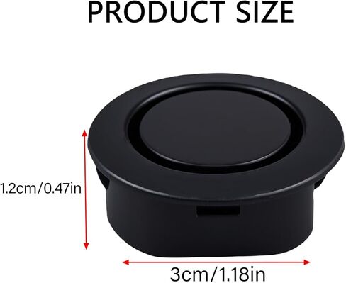 10 Pcs Car Rear Bumper Hole Plugs Compatible with Radar Sensor, Universal Fit for 24-25mm, Protects Against Dirt, Debris & Moisture – Easy Installation for Cars, Trucks, SUVs in Kuwait