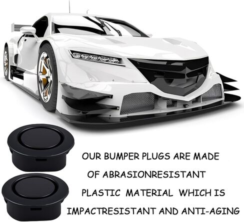 10 Pcs Car Rear Bumper Hole Plugs Compatible with Radar Sensor, Universal Fit for 24-25mm, Protects Against Dirt, Debris & Moisture – Easy Installation for Cars, Trucks, SUVs in Kuwait