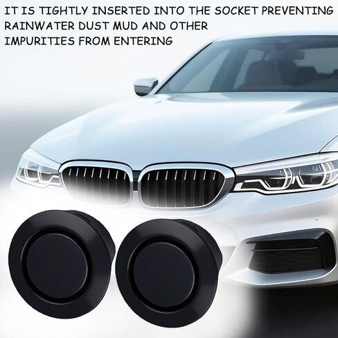 10 Pcs Car Rear Bumper Hole Plugs Compatible with Radar Sensor, Universal Fit for 24-25mm, Protects Against Dirt, Debris & Moisture – Easy Installation for Cars, Trucks, SUVs in Kuwait