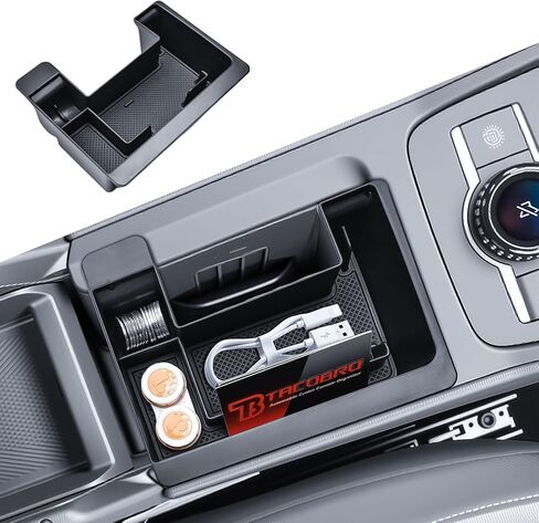 TACORBO Center Console Tray Compatible with Volkswagen Tiguan 2025 2026, Front Console Organizer VW Tiguan 2025 2026 Accessories,Coin Holder ABS Console Storage Box Tray in Saudi Arabia