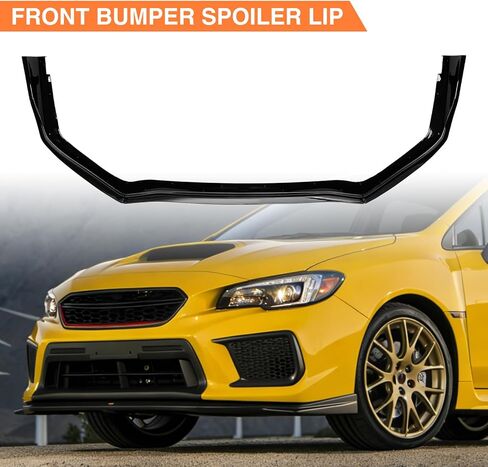 3pcs Front Bumper Lip Splitter Spoiler Compatible with 2015-2021 Subaru WRX STI Sedan,Car Body kit Accessories Front Lip Splitter (Gloss Black) in Saudi Arabia