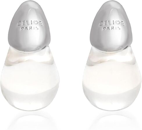 أقراط على شكل دمعة مطلية بالذهب عيار 18 قيراط، أقراط من الفضة الإسترلينية مصنوعة من الراتنج والنحاس، أقراط مجوهرات لا تسبب الحساسية in Kuwait