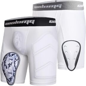 COOLOMG Boys Cup Shorts with Cup in Saudi Arabia