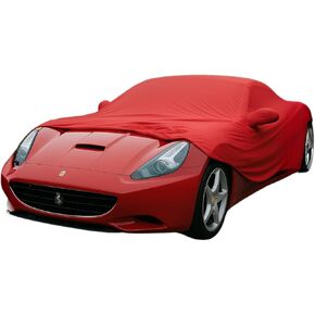غطاء سيارة خارجي لسيارة فيراري كاليفورنيا 2008-2017 أحمر فاخر مقاوم للماء للأشعة فوق البنفسجية للحماية من الغبار ومقاوم للماء in Kuwait