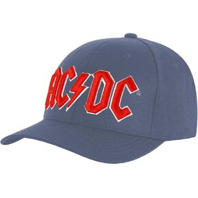 قبعة بيسبول ذات شعار أحمر للرجال من AC/DC باللون الرملي in Kuwait