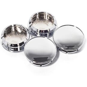 4 قطع 54 مم (2.14 بوصة) أغطية مركز العجلات بديلة 4895899AB 04895899 أغطية محور الكروم، متوافقة مع 2008-2010 كرايسلر تاون آند كانتري 2005-2010 كرايسلر 300 ريم كابس in Kuwait