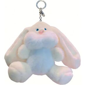 OROZCOR Cute Plush Keychain, Bunny Plush Bag Charm for Women, Kawaii Bag Charms for Handbags Purse Backpack, Cute Stuff Gifts in Saudi Arabia