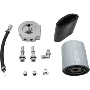 Motorsports Upper Fuel Filter Conversion Kit 121003 - Compatible with Ford 6.7L Powerstroke (2011-2024) F250, F350, F450, F550 - High-Performance Fuel Filtration Upgrade in Kuwait