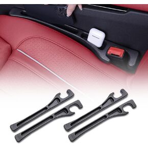 عبوتان من واقي المقعد المضاد للسقوط - مانع حشو فجوات مقعد السيارة العالمي | لا تفقد الهاتف أو المفاتيح أو بطاقات الائتمان مرة أخرى بين المقعد ووحدة التحكم (2) in Kuwait