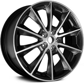 حافة معدنية مقاس 19 بوصة لسيارة Ford Mustang مقاس 19 × 8.5 بوصة موديل 2015-2016 و5 قضبان على شكل حرف V وأسود يناسب 560-10032، FR3J1007AA - Reman in Kuwait