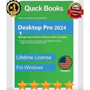 Quick-Books Desktop Pro 2024 Lifetime | 1 User | Amazon Message Delivery (Within 24hrs) in Kuwait