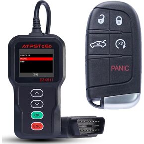 طقم استبدال مفتاح فوب DIY متوافق مع دودج تشارجر كرايسلر 300 رحلة دارت 2011-2017 دخول بدون مفتاح عن بعد FCC ID:M3N-40821302 5 أزرار in Kuwait