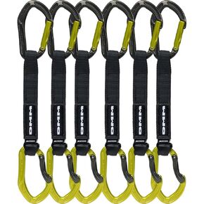 DMM Alpha Sport Quickdraw - Titanium/Lime 25cm - 6 Pack in Kuwait