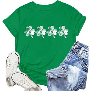 St Patricks Day Shirt Women Saint Patricks Day Shirts Funny Irish Tee Tops in Kuwait
