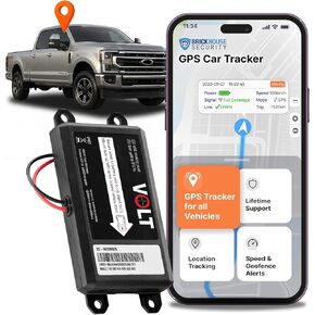 Brickhouse Security Livewire 4 4G LTE Auto GPS Tracker، تتبع المركبات والأسطول في الوقت الفعلي، سياج جغرافي، وتنبيهات السرعة للسيارات والمركبات المقطورة، لا تحتاج إلى بطاريات، تتوفر خطط الاشتراك in Kuwait