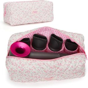 حقيبة سفر لأدوات الشعر متوافقة مع حقيبة سفر Dyson Airwrap اللطيفة ذات الأزهار لمنظم أدوات الشعر Shark Flexstyle in Kuwait