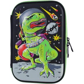 Dinosaur Pencil Case For Kids Cool Pen Box Cute School Supplies Organizer Big Capacity Large Storage Stationery Pouch For Boys Girls Teens Students in Kuwait